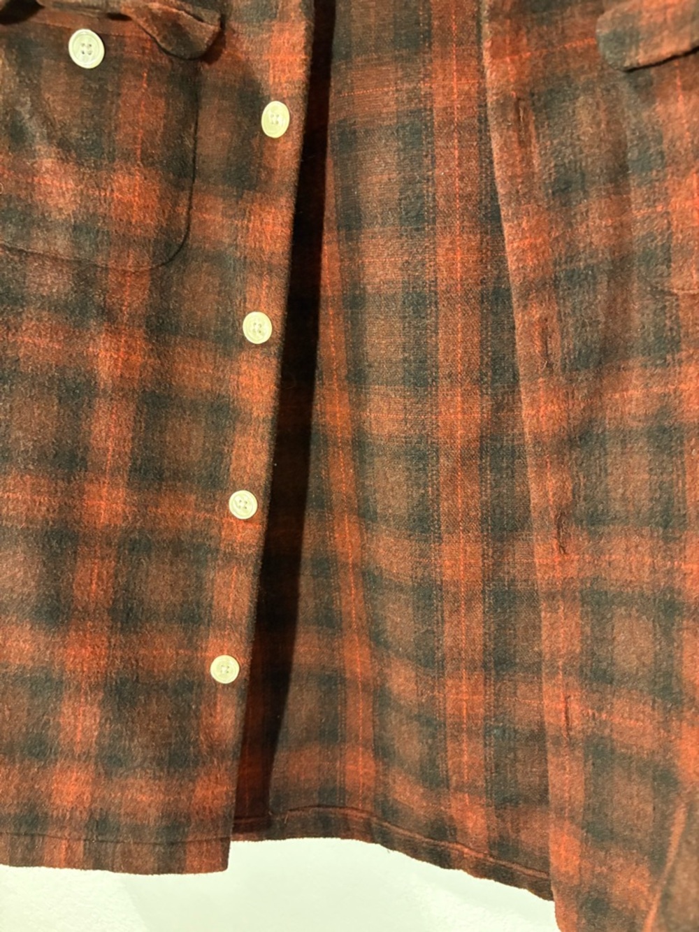 AllSaints Plaid Button-Up Shirt Jacket - Picture 2 of 3